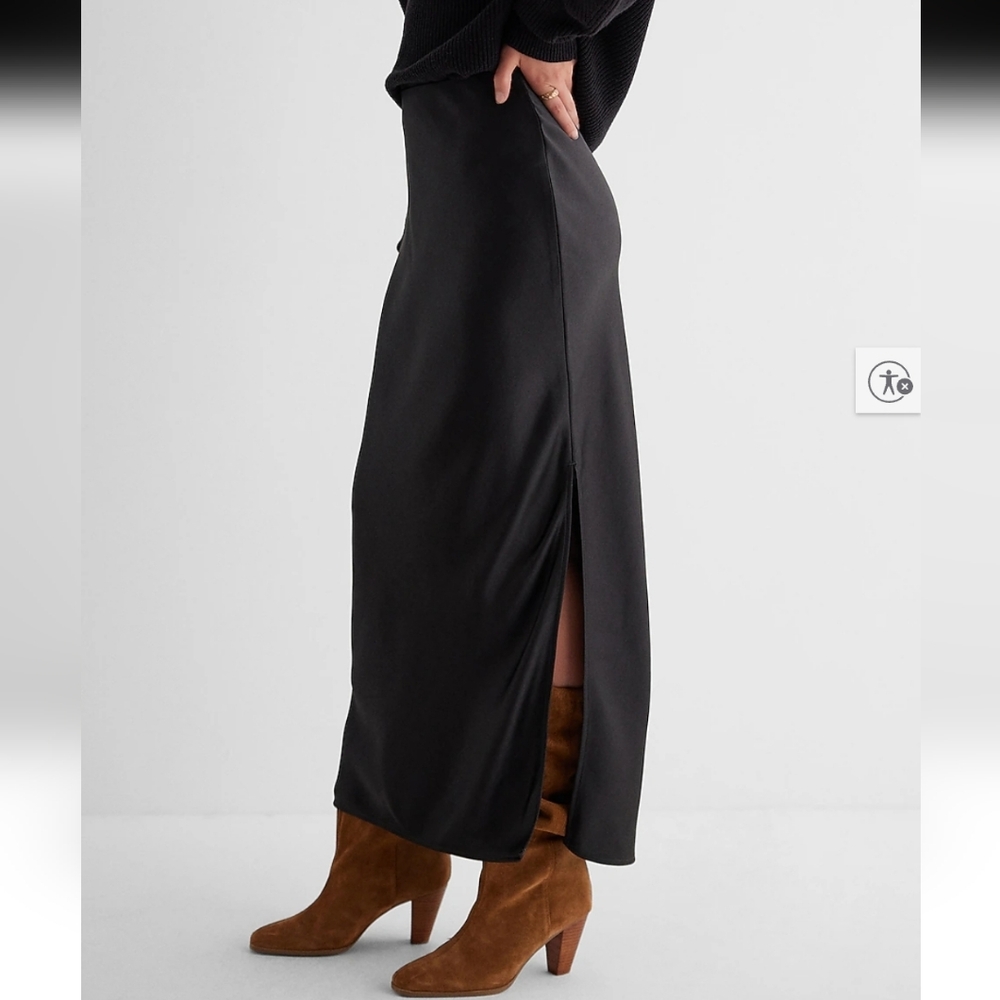 NWT Express Black Maxi Skirt XS